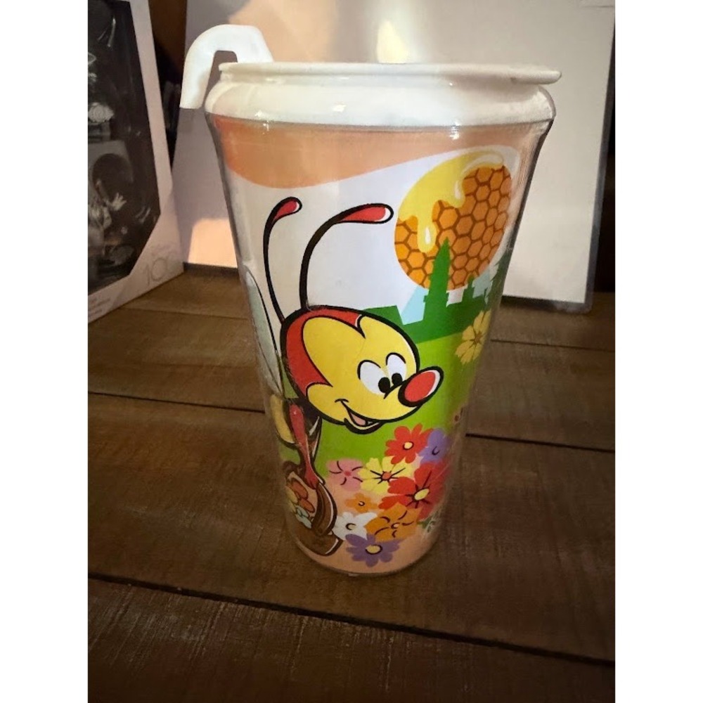 Disney Epcot Flower & Garden Festival Spike the Bee Tervis Tumbler 16oz Lid